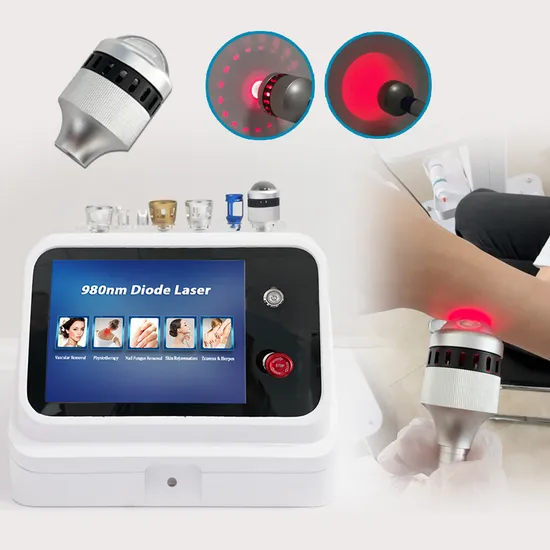 Body Pain Relief Pain Physiotherapy Skin Rejuvenation 980nm Diode Laser Vascular Laser Machine