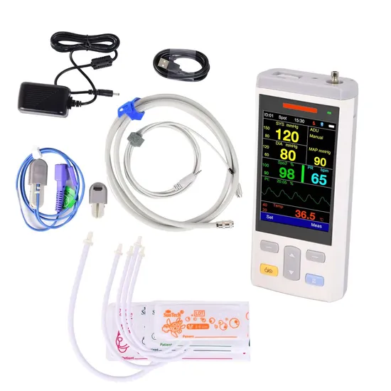 4 Inch Screen Veterinary Animal Vital Signs Monitor