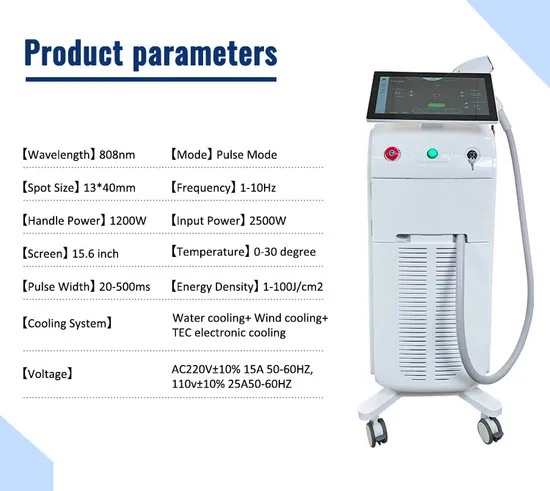 5000W Ice Freezing Titanium Permanent Hair Removal Diode Laser Machine