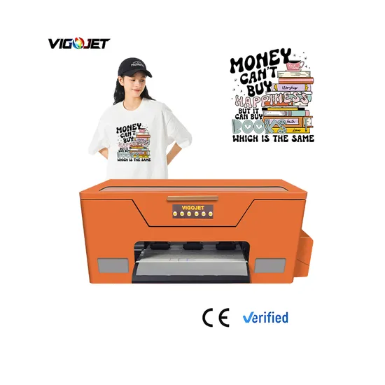 XP600 A3 Mini Size T-Shirt Heat Press Machine Digital Textile Printing Dtf Printer