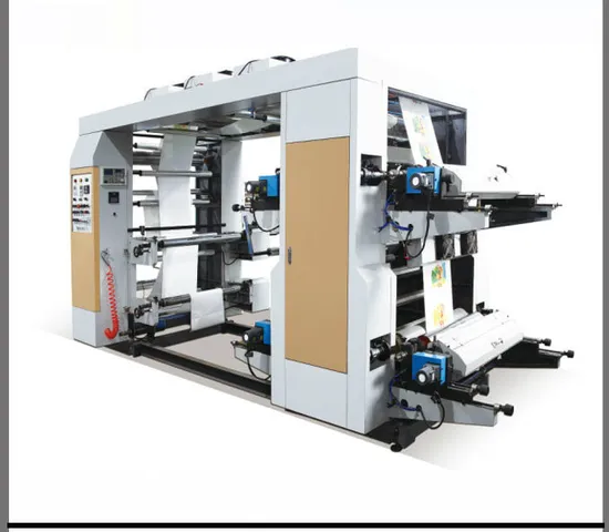 4 Colors Water Based Ink Flexo Printing Machine for Paper PE BOPP