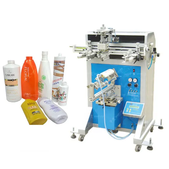 Bottle Screen Printing Machine for Ferfume Bottle Round Glass Plastic Cup Tube Printer machinery