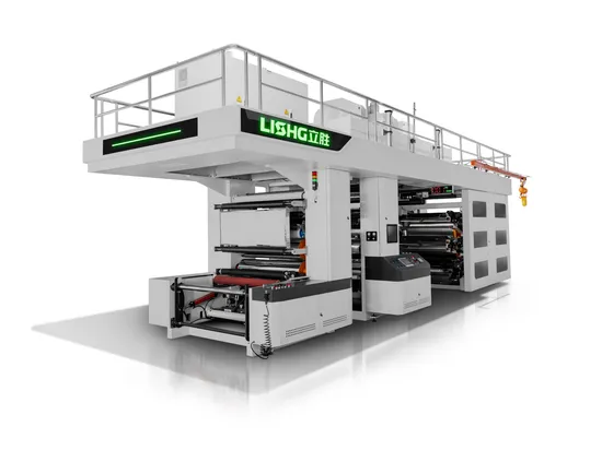 Lisheng 6 Colors Ci Flexo Printing Machine for BOPP/PE/Pet Bag with CE