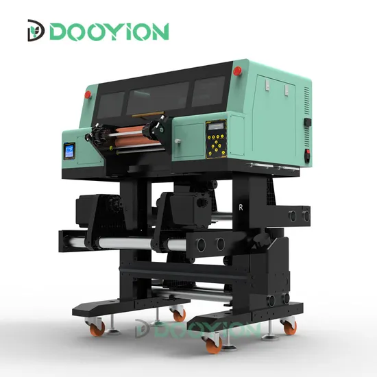 A3 Crystal Sticker Logo Labels UV Dtf Plotter All in One with B Film Laminator