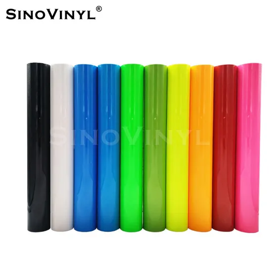 SINOVINYL Wholesale Textile PU Material T-Shirt HTV Heat Transfer Vinyl Rolls
