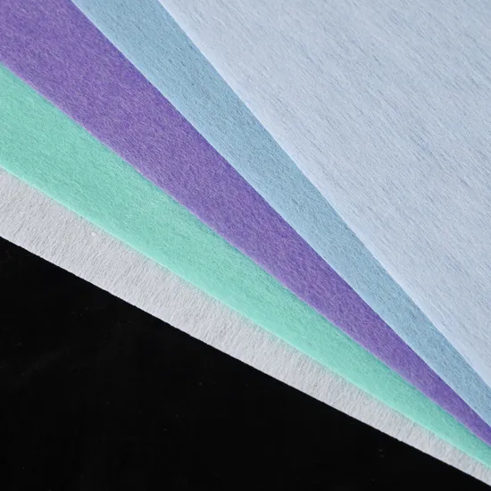Static Electric Fabric, Can Be Directly Pleated Nonwoven Fabric for Air Filter