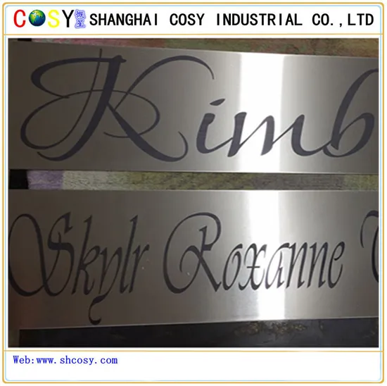 1.3mm (600*1200mm) ABS Double Color Engraving Plastic Sheet