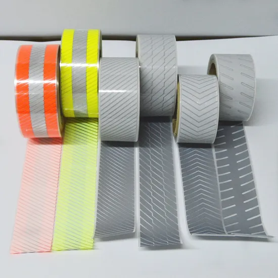 Hi Vis Heat Transfer Reflective Segmented Pet Film Laser Tape Iron on Fabric