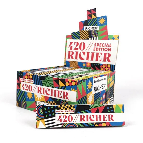Custom with Your Own Logo Natural Smoking Rolling Papers/Paper