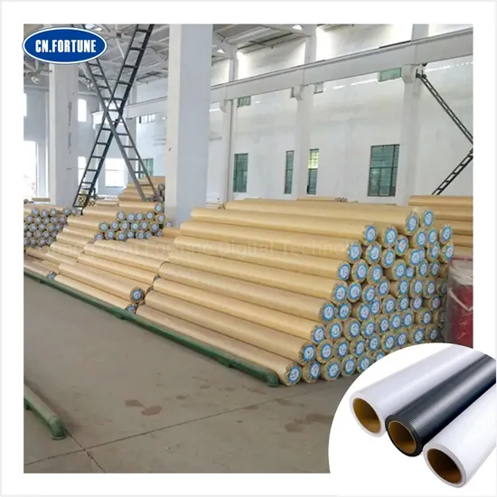 Outdoor Printing Media PVC Advertising Material Lona Frontlit Flex Banner Rolls Panaflex Tarpaulin Advertising Canvas Materials