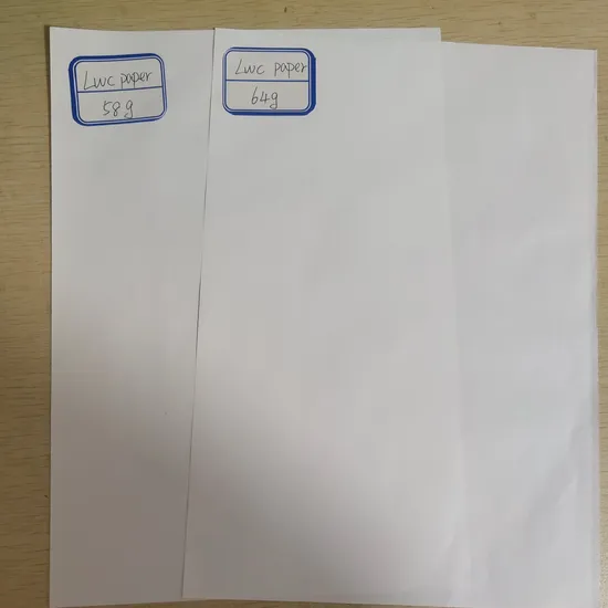 Lwc Paper Light Weight Glossy Coated Paper for Printing Package 68GSM 74GSM