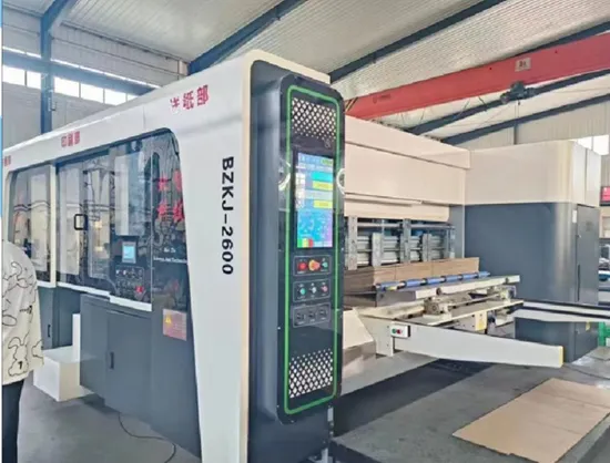 Pizza Box Corrugated Paperboard Digital Printing Slotting Machine