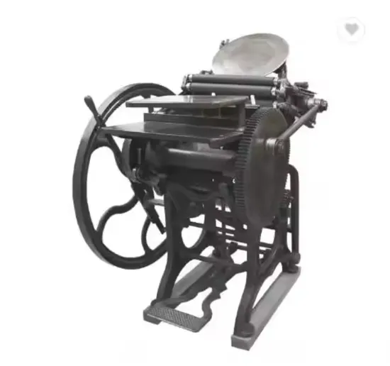 Wedding Invitation Card Letterpress Printing Machine 10*15 Inches Vkd100