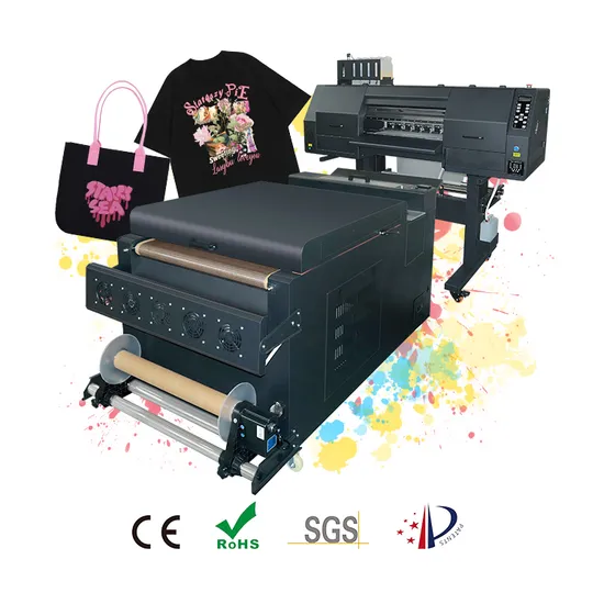 Easy Operate 3200 Dtf Printer Powder Shaker Machine 4 Heads High Speed Printing Machine for T-Shirt