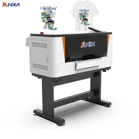 Sunika Roland Inkjet Printer Dual XP600 A3 Dtf Printer 30cm Direct Transfer Film Printer UV Dtf Printer with Shaking Powder Machine for T-Shirt 3 Year Warranty