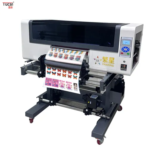 A3 Digital Printer UV Dtf 30cm Crystal Label Machine Print Ab Film for Cosmetic Bottle Glass