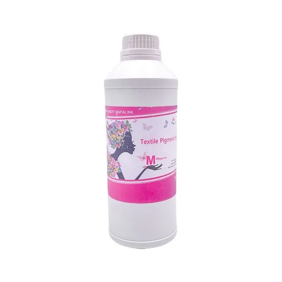 Digital Premium DTG Textile Pigment White Ink for L800 L805 L1800 R1900 F2000 1390 Dx5 Dx7 DTG Printer