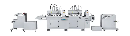 Automatic Two Color Screen Printing Machine with LED UV or Taiwan UV Light