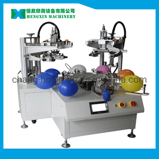 Balloon Two Color Rotary Screen Printing Machine