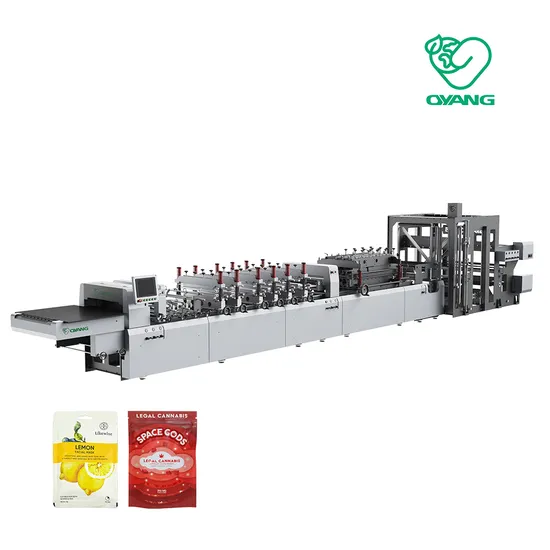 Skin Care Products Drinks Resealable Pet PP OPP Al Making Pouch Machine Manufacture