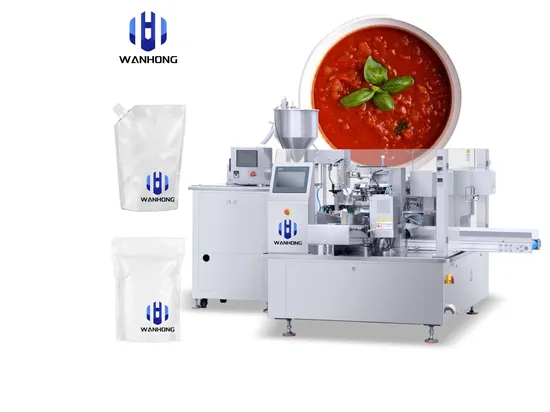 Wanhong Automatic Bag Packing Machine for Tomato Paste