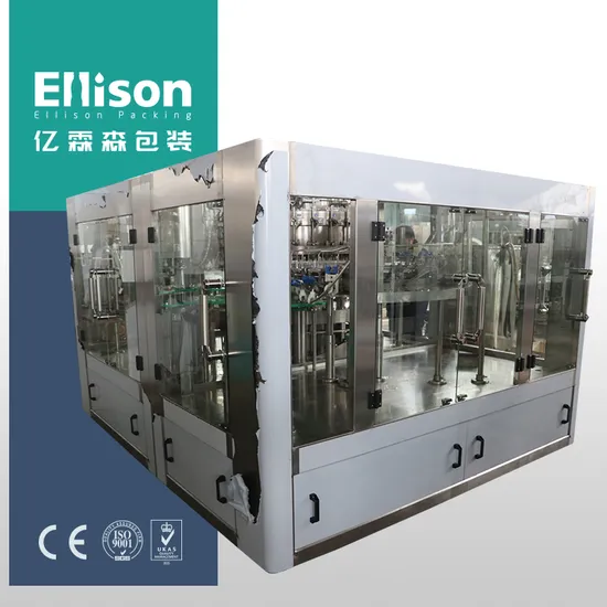 Turnkey Project Aqua Water Bottling Equipment Craft Beer Brewing Soft Carbonated Drink Beverage Filling Packing Machinery Plant Price in China