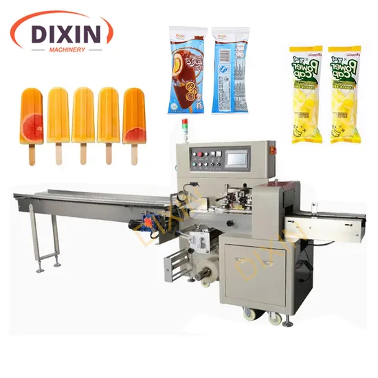 Automatic Popsicle Flow Packing Machine Chocolate Packaging Machine Ice Cream Popsicle Pillow Packing Packaging Machine