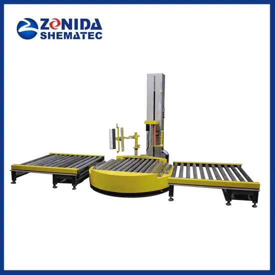 Inline Pallet Wrapping Machine for Tin Can Packaging Machine