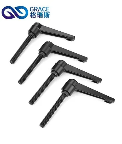 Monthly Deals Whole Zinc Alloy Black Adjustable Handle for Machine