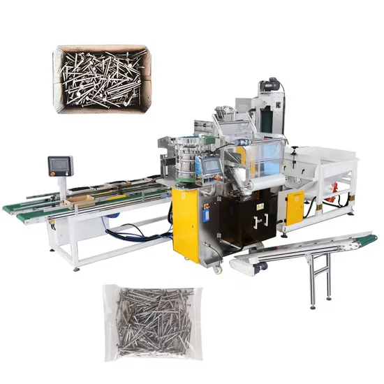 Screw Nail Fastener Bagging and Boxing Packaging Machine