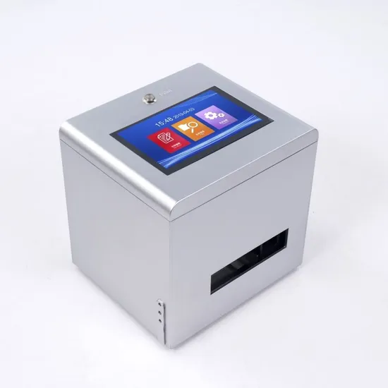 Static Intelligent Automatic Inkjet Printer 7′′ Color Touch Screen 600dpi Intelligent USB Qr Code Production Date Label Printer