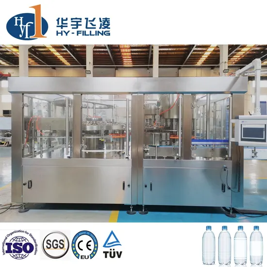 Customized High Quality Automatic Servo Motor Mineral Water Bottle Washing Filling Capping Labeling Complete Line Machine