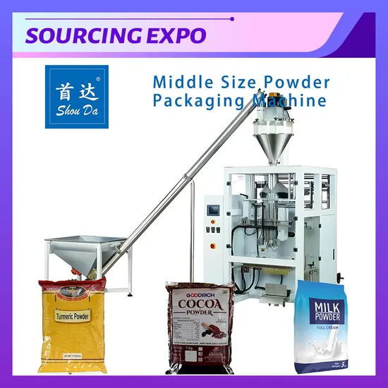 High-Speed Automated Vertical Milk Powder Middle Size Powder Packing Filling Machine