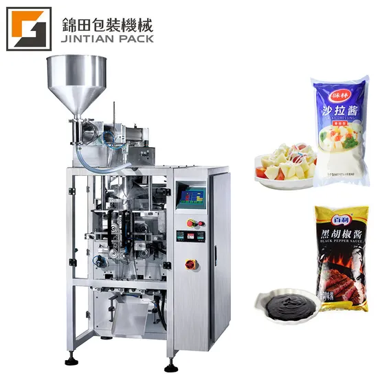 Automatic Vertical 100-1200 Ml Juice Milk Water Tomato Sauce Jam Paste Packing Machine