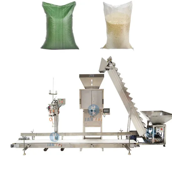 10kg, 20kg, 25kg, 30kg, 40kg, 50kg Automatic Seed Gruanlate Powder Automatic Filling and Sewing Bag Packing Machine for Sale