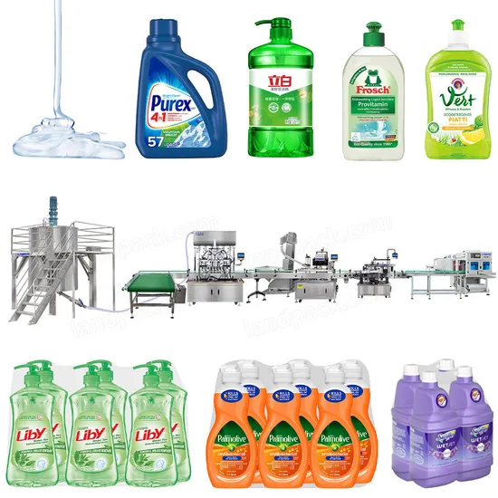 High Precision Fully Viscous Liquid Soap Shampoo Detergent Filling Machine