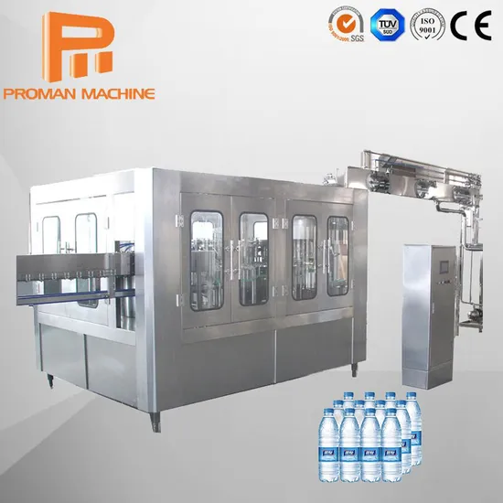 New Automatic Factory Making 10000bph Pet Bottle Mineral Pure Aqua Plastic Drinking Flavor Juice Carbonated Drink Complete Water Bottling Filling Machine