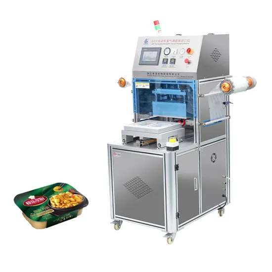Tray Modified Atmosphere Vacuum Packaging Machine Food Tray Sealing Machine