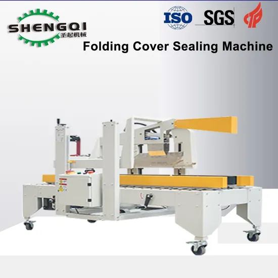 Automatic Carton Folding and Tape Sealing Machine Box Top Bottom Packing Machine