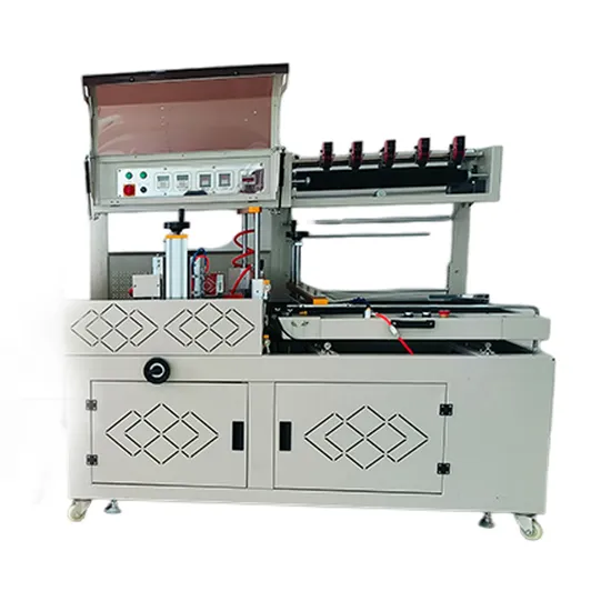 Automatic L Type Bar Heat Shrink Packaging Machinery Tunnel Side Sealing Machine