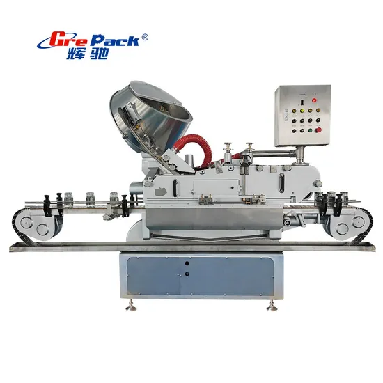 Automatic Glass Bottle Fruit Jam Sauce Jar Metal Twist off Cap Steam Vacuum Capping Machine