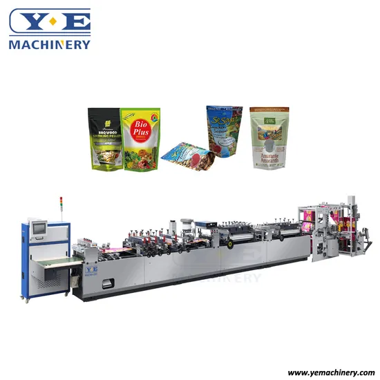 Yezd-600zl Automatic Plastic Stand up Zip Lock Pouch Bag Making Machine