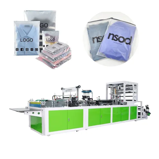 Xinke Manufacturer Fully Automatic PP Non Woven Zipper Bag Making Machine