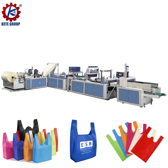 Fully Automatic Non Woven T-Shirt Bag Making Machine