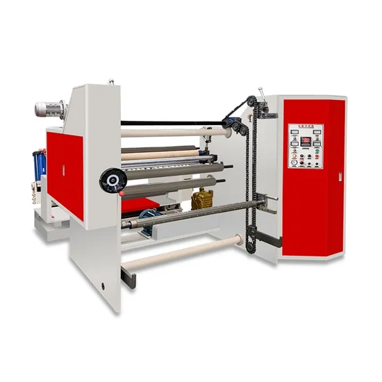Rotary Automatic Thin Blade Label Fabric Thermal Slitter Scorer Blade Rewinder Machine Film Paper Vinyl Jumbo Roll 1600