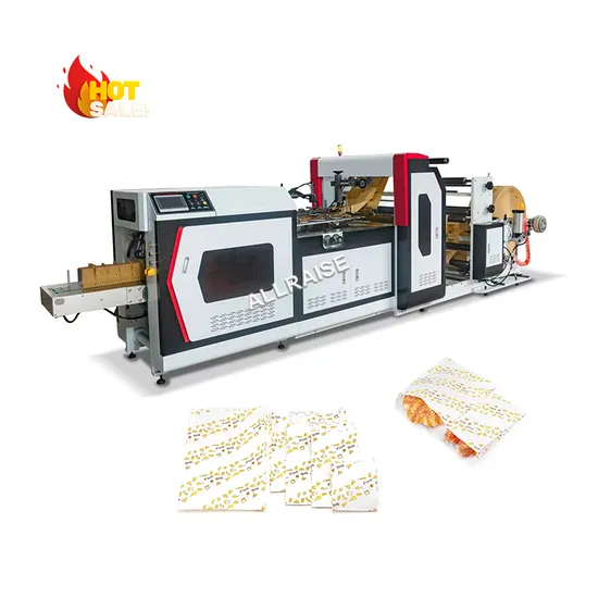 Fully Automatic Servo Motor Controlled Chip Sandwich Kraft Mango Fruit Protection Paper Kraft V Bottom Bag Making Machine for Sale