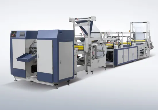 Draw Tape Continuous Drawstring Garbage Roll Bag Making Machine