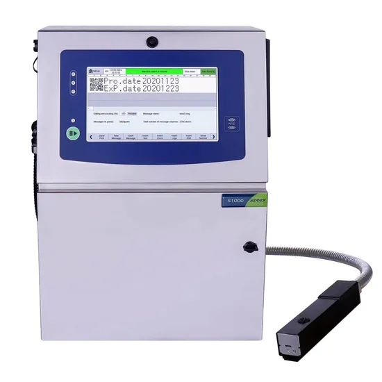 Automatic Docod OEM/ODM S1000 Small Character Inkjet Printing Cij Batch Code Printer for Expiry Date DOT Matrix Coding Machine Impresora De Inyeccion De Tinta