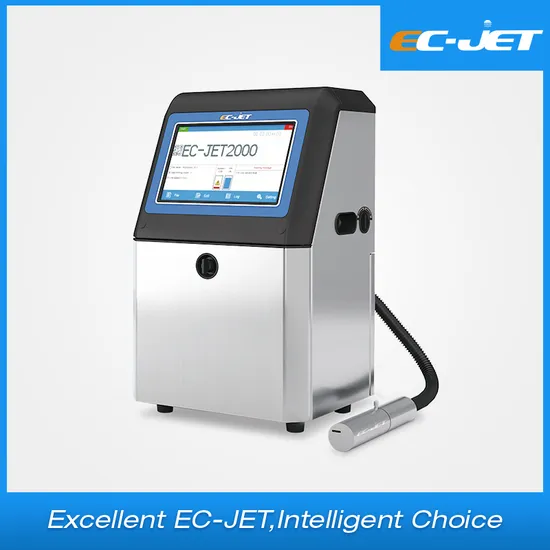 Expiry Date Barcode Qr Code Egg Printer Packaging Machinery Cij Continuous Inkjet Printer (EC-JET2000)