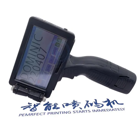 12.7mm Handheld Tij Coding Machine Mobile Batch Qr Code Barcode Mini Inkjet Printer with English